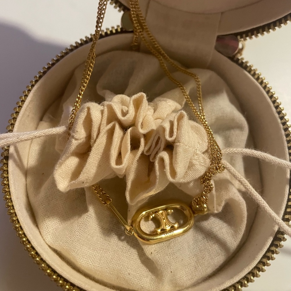 CELINE MAILLON TRIOMPHE NECKLACE IN GOLD BRASS